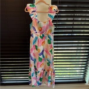 Blu Pepper Multicolor Maxi Dress